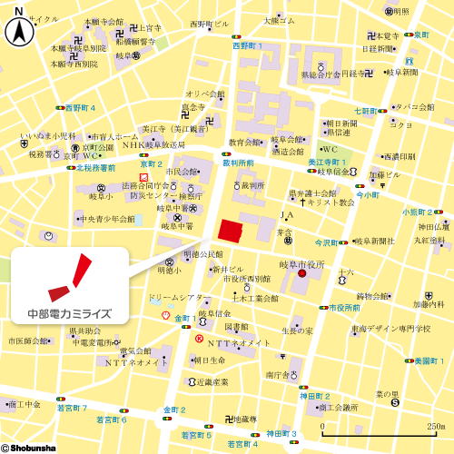岐阜支店地図