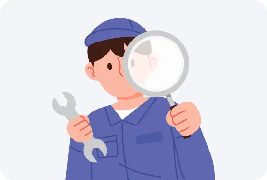 万が一の故障などにも対応したアフターサービス