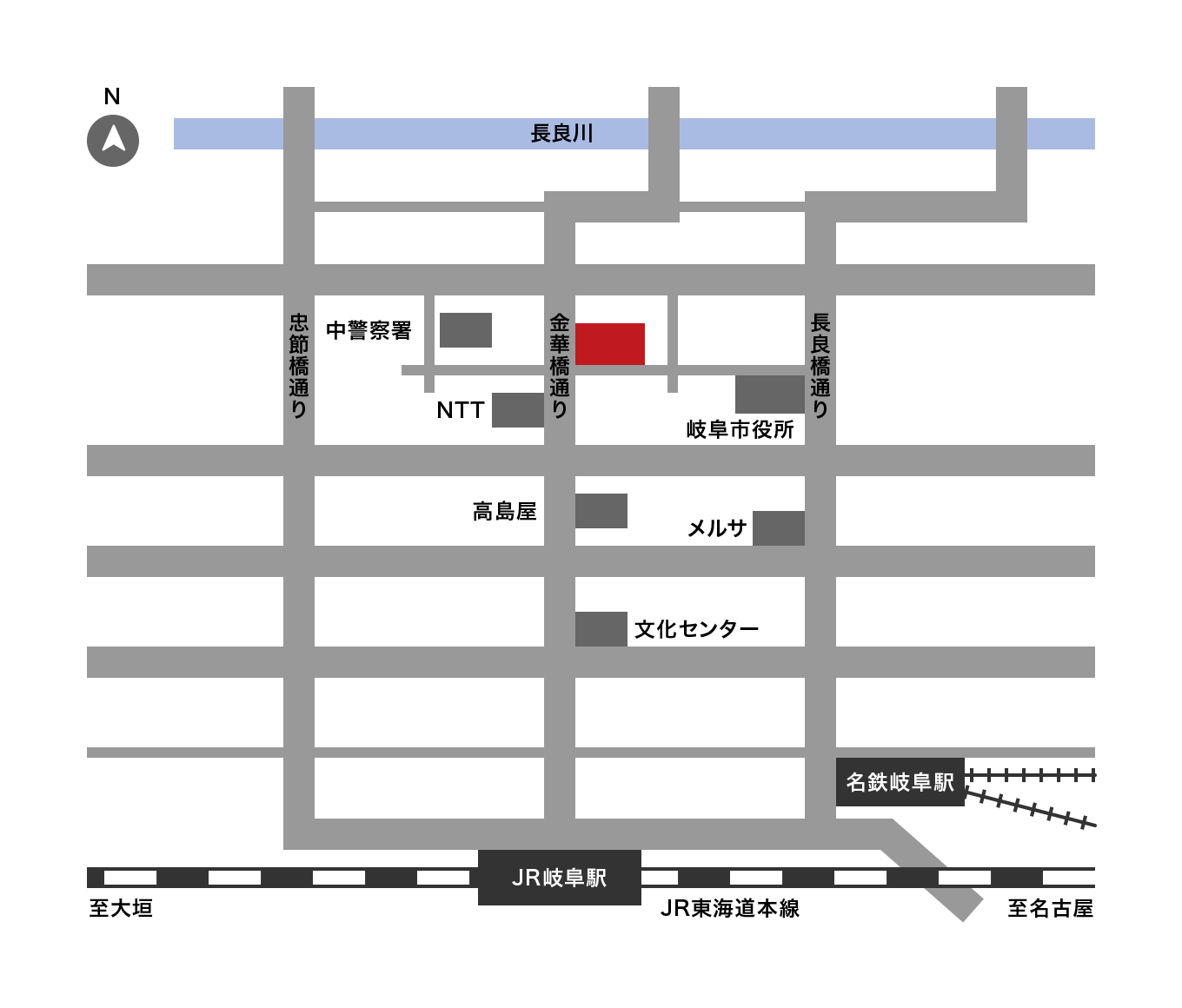岐阜支店詳細地図