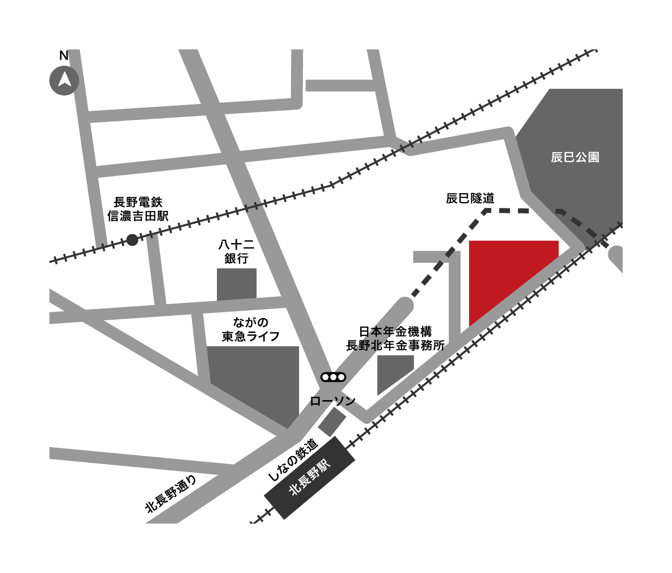 長野支店詳細地図