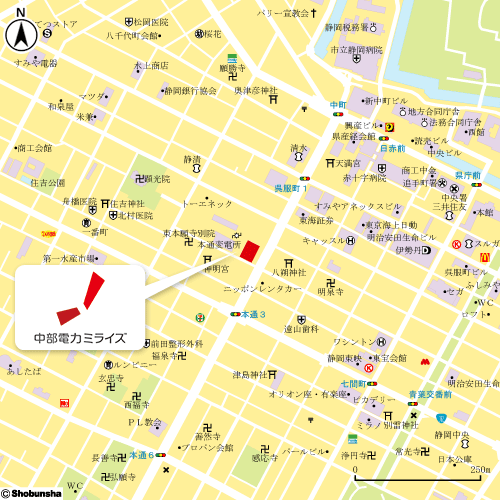 静岡支店地図