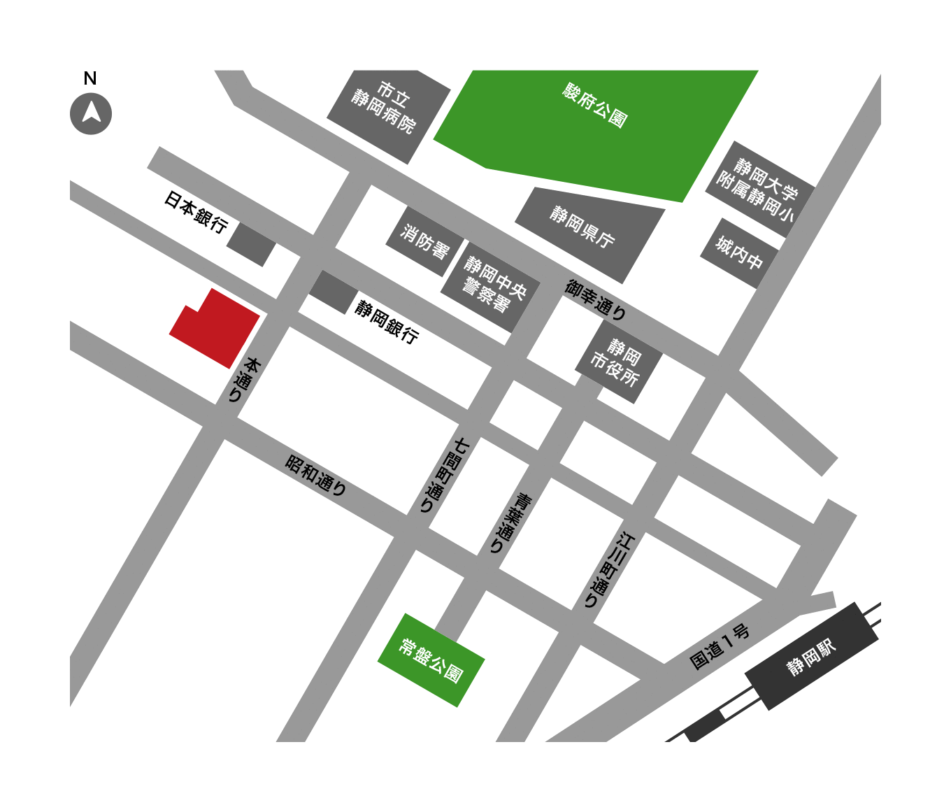 静岡支店詳細地図