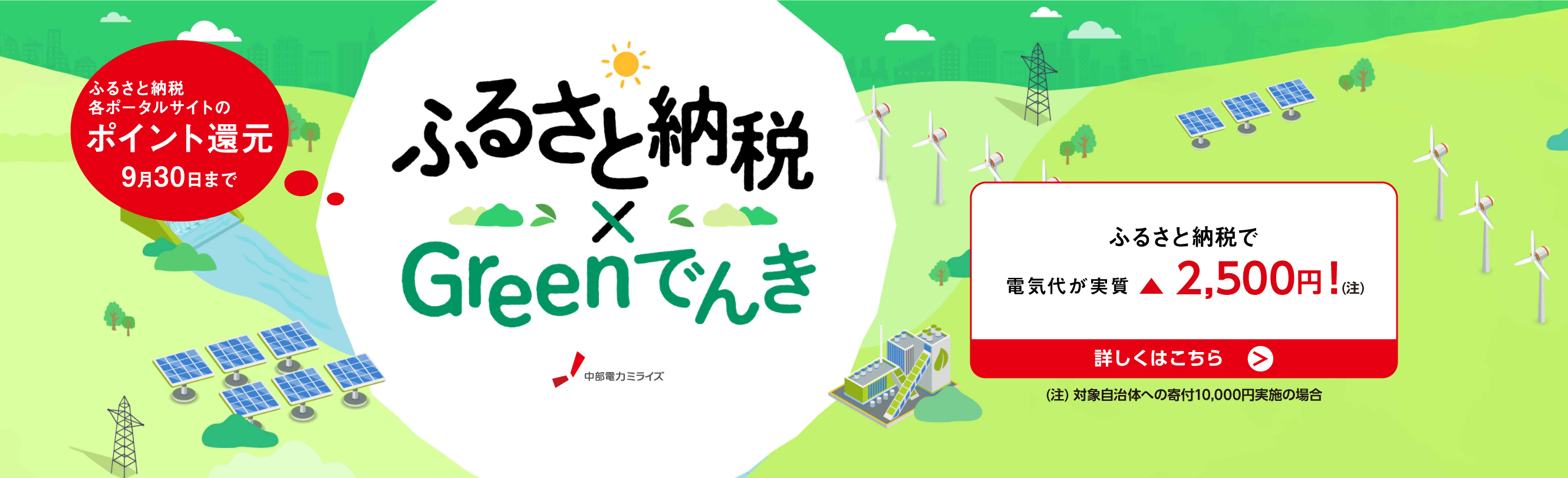 ふるさと納税×Greenでんき